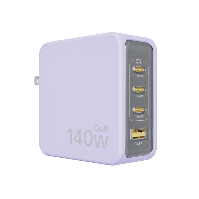 Cargador multidispositivo UE Electronic de 140 W y 4 puertos