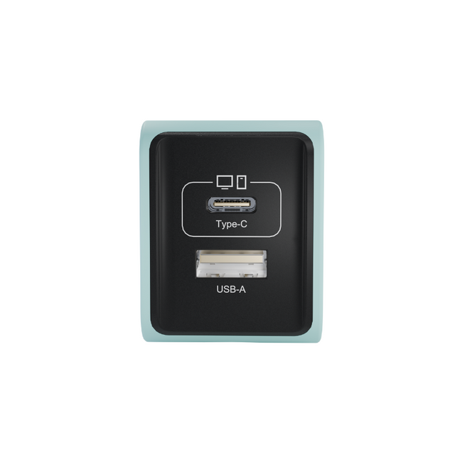 (Tipo A) Carregador r&aacute;pido eletr&ocirc;nico UE 45W GaN