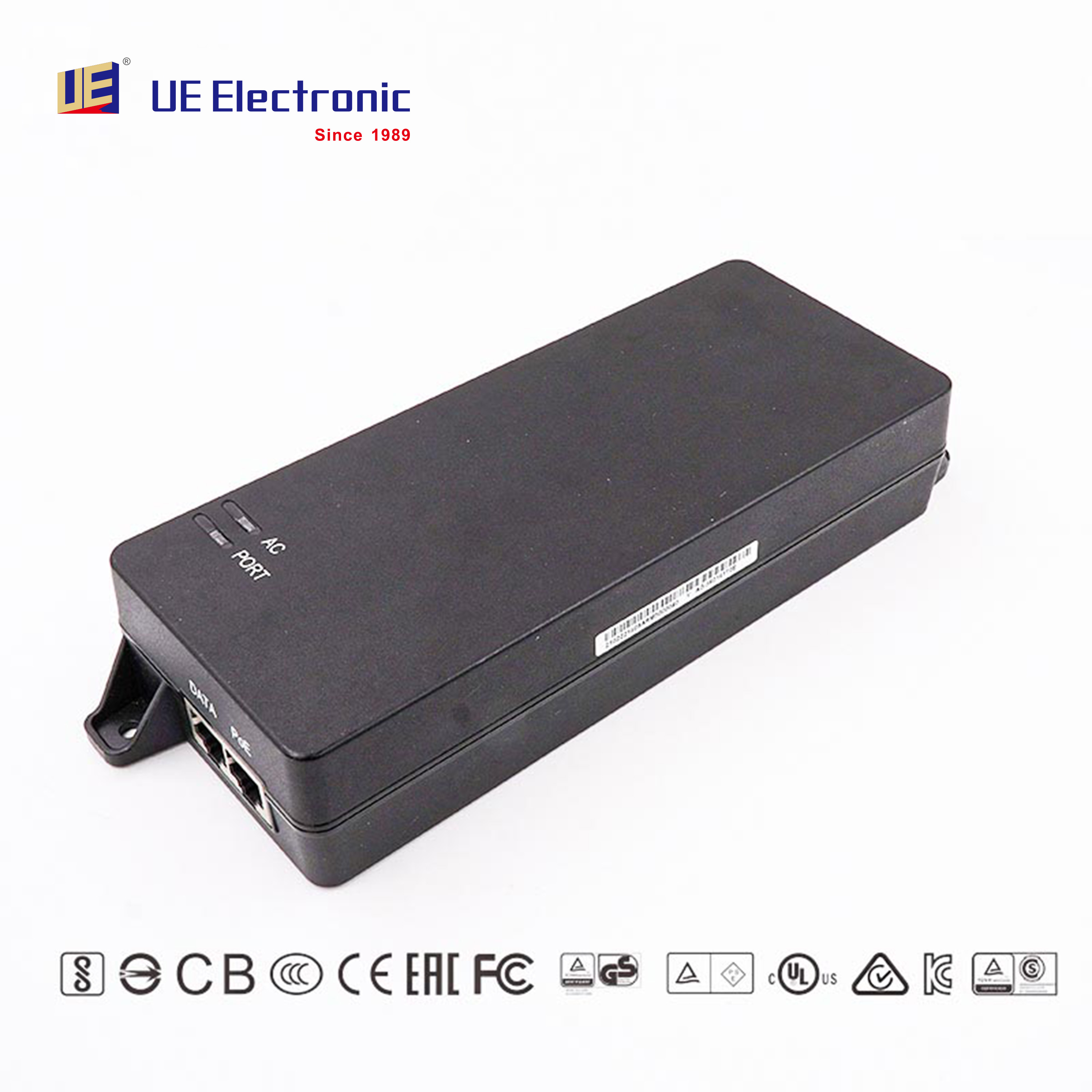 Adapter wtryskiwacza PoE 90 W IEEE802.3BT Aktywny wtryskiwacz do PTZ, kontrolera LED, kamery monitorującej