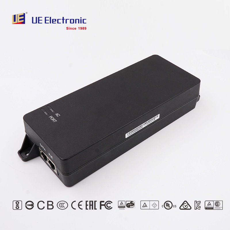 Adaptador de inyector PoE de 90W, inyector activo IEEE802.3BT para PTZ, controlador LED, c&aacute;mara de vigilancia