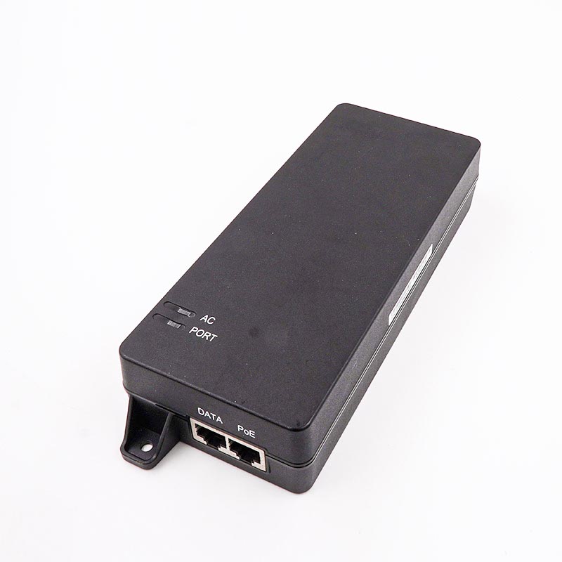 Adapter wtryskiwacza PoE 90 W IEEE802.3BT Aktywny wtryskiwacz do PTZ, kontrolera LED, kamery monitorującej